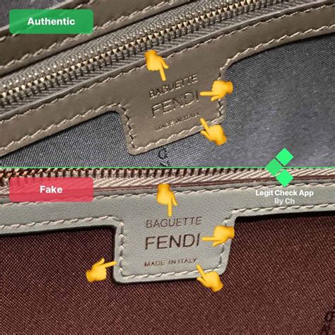 fendi baguette authentication|Fendi authenticity check.